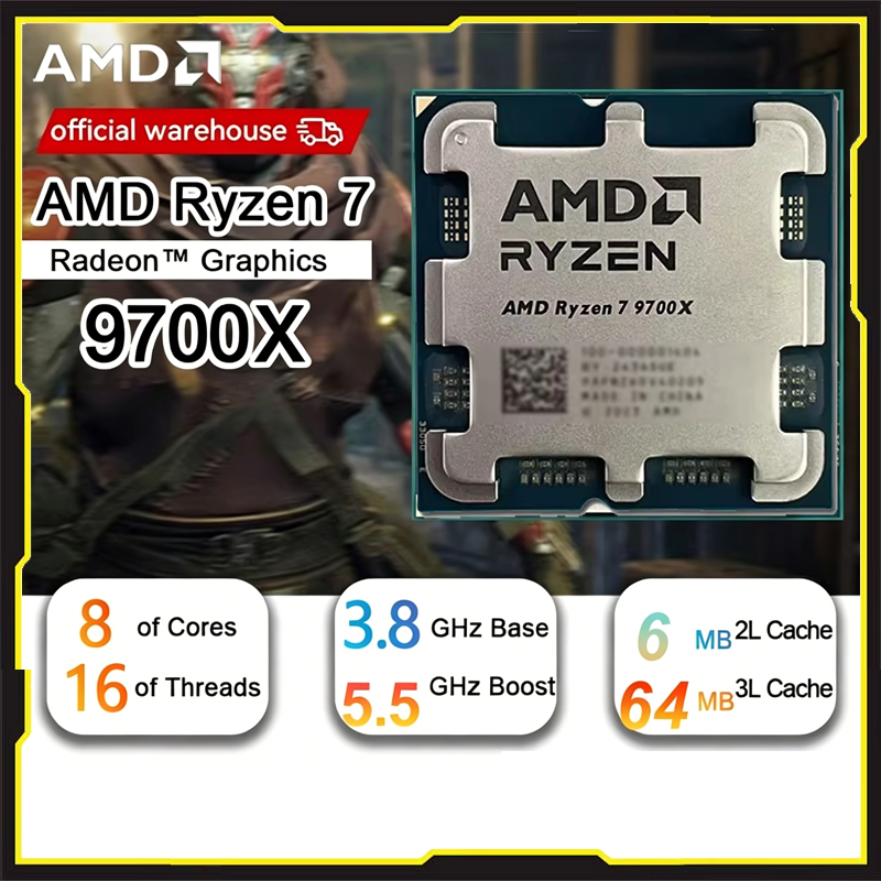 Pc Gaming Amd Ryzen 7 - AMD アップロック解除済みオーバークロック対応プロセッサー Ryzen 7 9700X 8コア