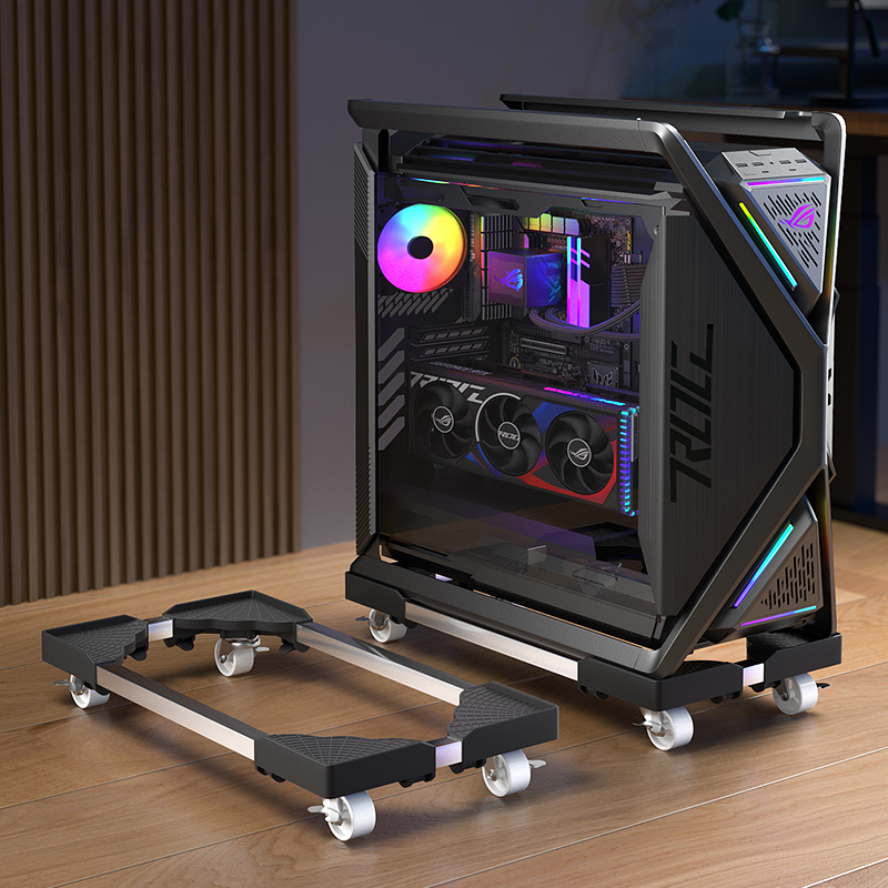 Pc Gaming Center - 360 ° 回転可能なPCスタンド – 防湿・防塵クーラー、フルミッドタワーゲーム、ホームオフィス用ユニバーサル