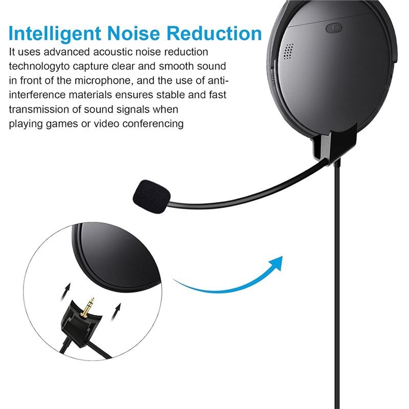 Gaming Microphone - [NEW!CCDD】 Bose Quietcomfort 45 ヘッドフォン交換用オーディオケーブル ゲーム用マイクの互換性あり