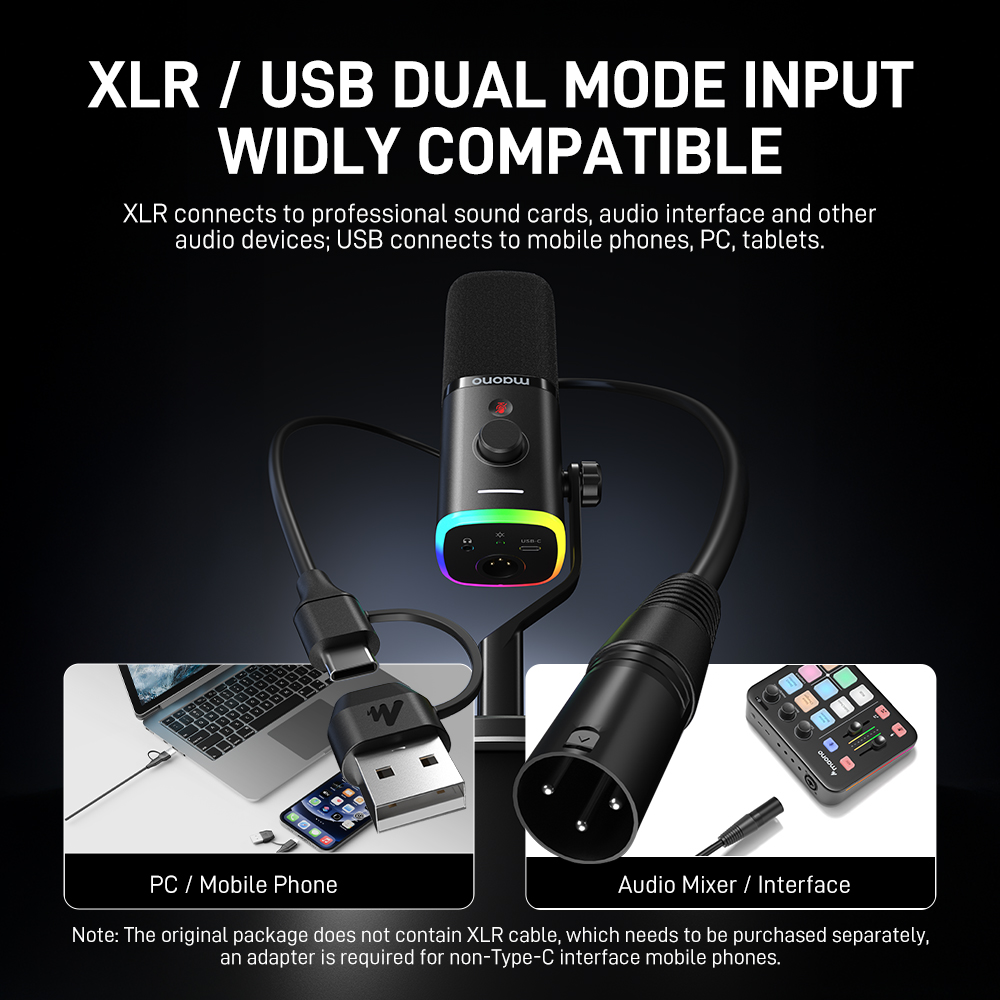 Maono PD100X ゲーミングマイク、コンピューターソ - Gaming Microphone のレビューと価格