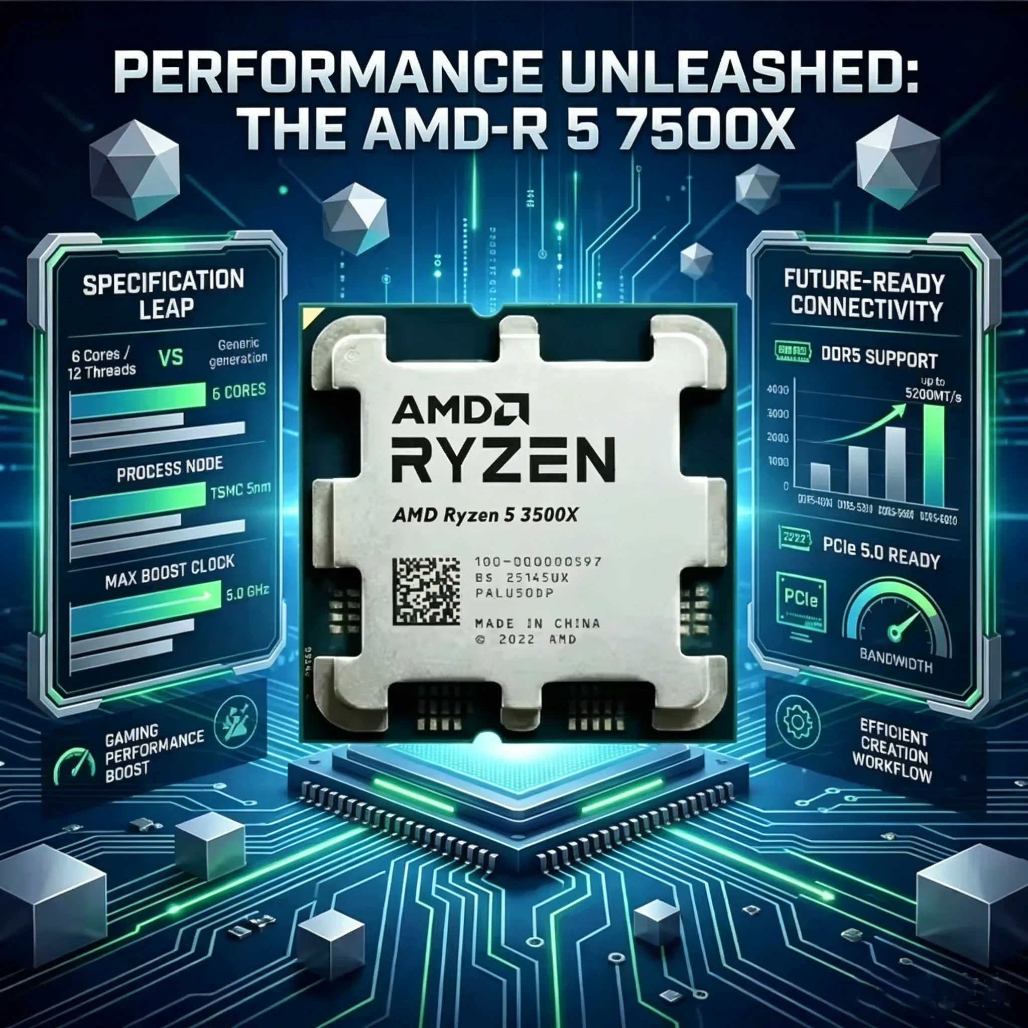 AMD Ryzen 5 3500X R5 3500X デスク - Amd Cpu Ryzen 5 のレビューと価格