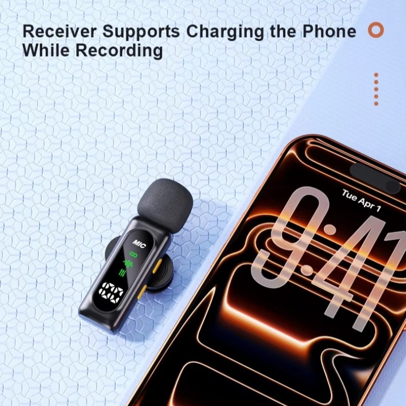 ミニワイヤレスラベリアマイク iPhone Android用 - Gaming Microphone のレビューと価格