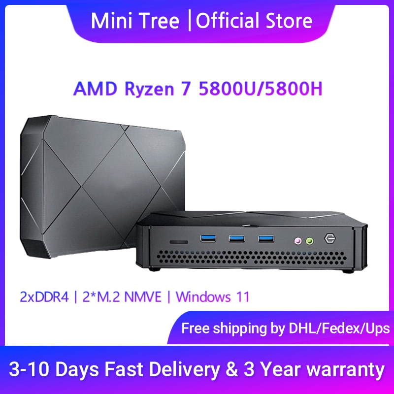 RADEON AMD-Mini Gaming PC, 8コア - Pc Gaming Amd Ryzen 7 のレビューと価格