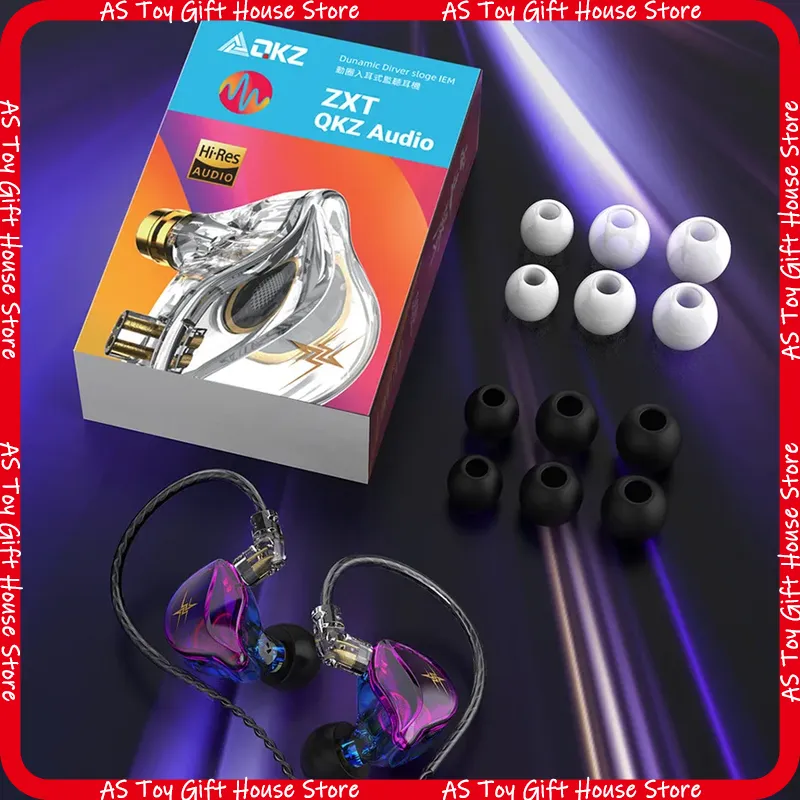 QKZ ZXT インイヤー有線ヘッドホン ハイレゾ ダイナミ - Gaming Microphone のレビューと価格