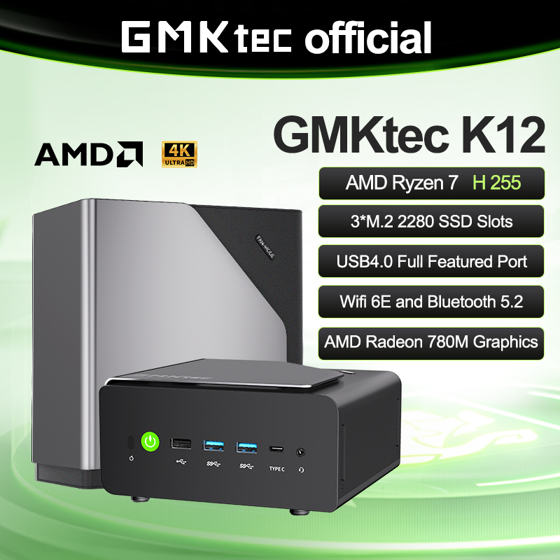 GMKtec K12 ミニ PC AMD Ryzen ™   - Pc Gaming Amd Ryzen 7 のレビューと価格