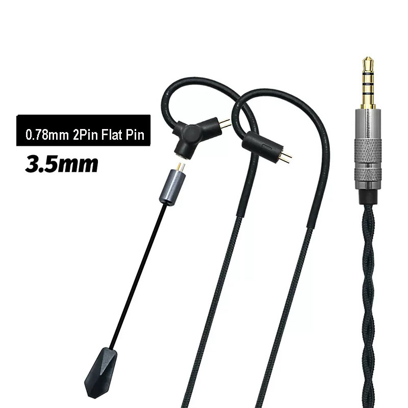 0.78 QDC MMCXゲーミングイヤホンケーブル 3.5 - Gaming Microphone のレビューと価格
